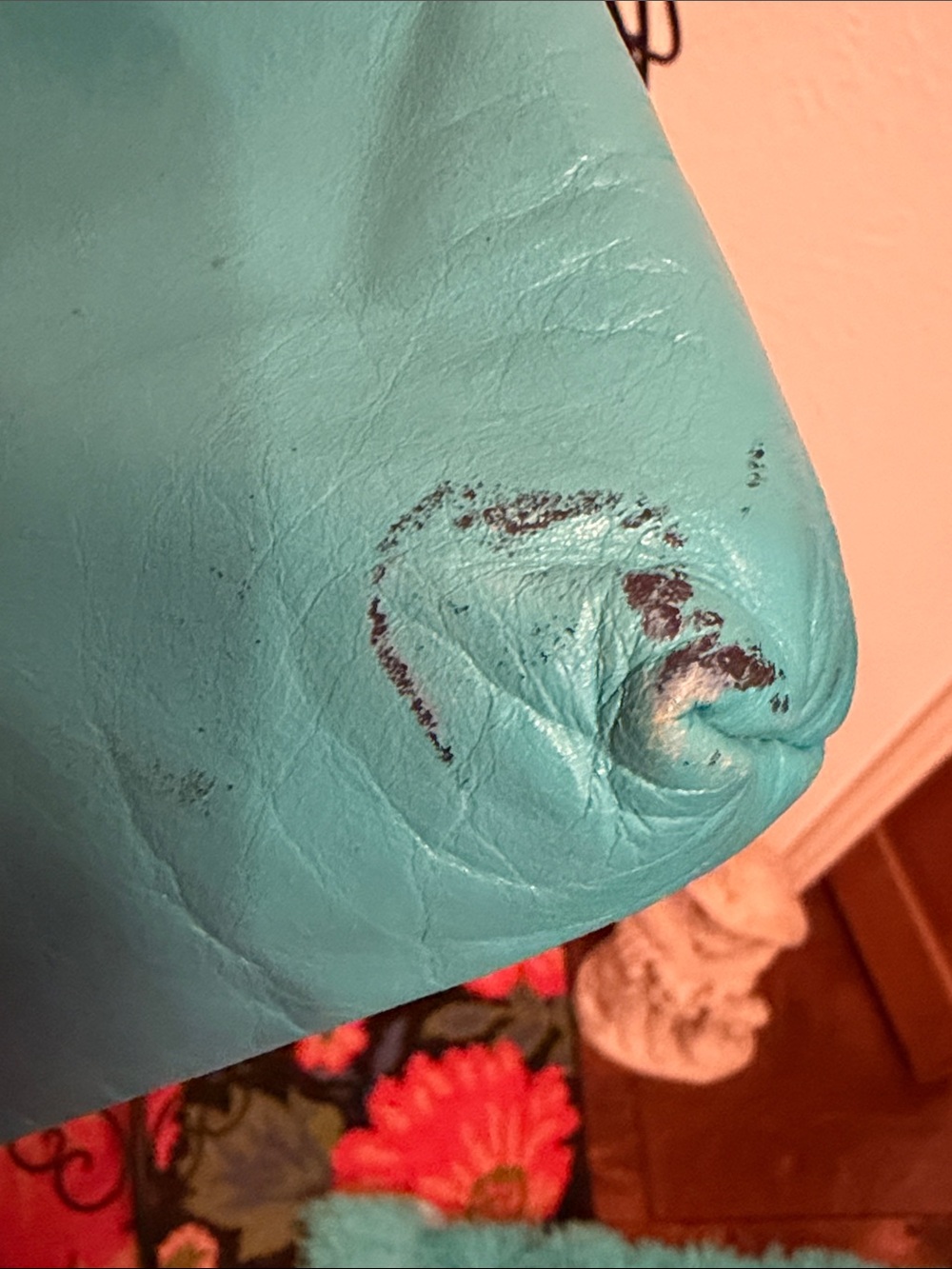 πππ3 for 12$πππVTG Jasmin Green and Teal Women's Leather Clutch Crossbody - Picture 10 of 12